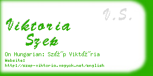 viktoria szep business card